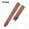 Belly Scale American Alligator Hermes watch band brown leather replacement Cape cod single tour