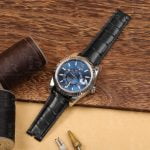 Cartier black leather strap