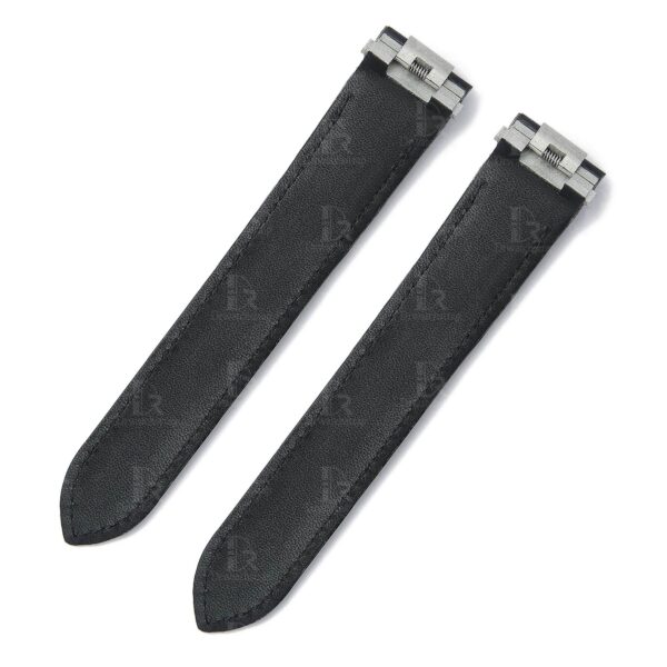 Custom Genuine handmade black alligator crocodile Belly-scale Quickswitch leather strap and watch band replacement 19mm 20mm for Cartier Roadster Chronograph, XL, 2510, GMT 19mm 20mm mens and womens watch for sale, quick release systoem easy change between rubber, kevlar and braceleet straps - Shop the premium straps and watchbands Free shipping to US, UK and whole world