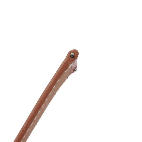 Hermes leather watch band oil edge