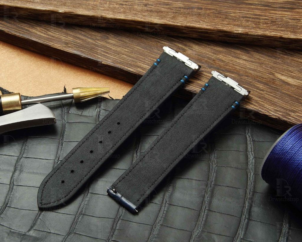 Cartier Santos quickswitch straps replacement leather handmade quick release