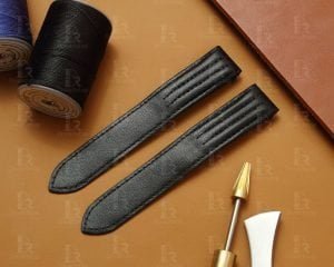 Cartier Roadster green alligator leather strap replacement watch band for sale (2)