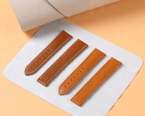 Replacement best Omega Speedmaster straps 18mm 20mm for sale, Omega Seamaster watch leather strap online with the best quality calfskin material