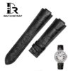 Buy Custom Cartier Ballon Bleu Black alligator leather strap de pin buckle watch band (1)