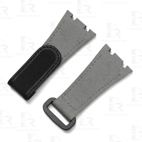Buy custom Audemars Piguet Royal Oak Offshore Grey straps Velcro watch band Canvas handmade for sale
