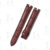 Buy custom Vintage Cartier Vendome Must De Brown leather watch band 14mm 16mm replacement strap for sale Buy custom Vintage Cartier Vendome Must De Brown leather watch band 14mm 16mm replacement strap for sale