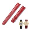 Cartier Ballon Bleu Genuine best quality American Alligator Red custom handmade replacement Cartier leather strap and watch band for Cartier Vendome Must De watch online - Shop the premium High-end crocodile material straps & watchbands from dr Watchstrap at a low price