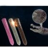 Genuine Grade A round-scale Brown Pink Grey alligator crocodile leather strap and watch band replacement for Cartier Ballon Bleu 33mm 36mm 43mm mens and women's luxury watches - 100% handmade aftermarket watch bands and straps online from dr Watchstrap at a low price