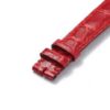 Custom alligator leather strap for Cartier Vendome Must De red buckle watch band (1) Genuine best quality American Alligator Red custom handmade replacement Cartier leather strap and watch band for Cartier Vendome Must De watch online - Shop the premium High-end crocodile material straps & watch bands from dr Watchstrap at a low price