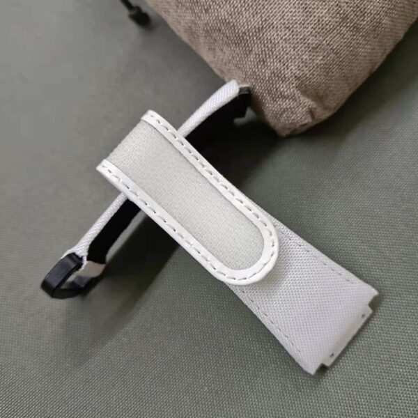 Custom WHITE Velcro watch band for Hublot Big Bang 647, 301, 601