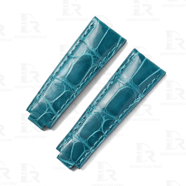Genuine blue alligator leather for Rolex Rolex Submariner & Sky-Dweller
