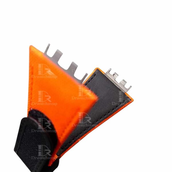 Replacement-canvas-strap-for-Hublot-big-bang-Meca-10-orange-velcro-watch-band (6) replacement canvas strap for Hublot big bang Meca 10 orange velcro watch band