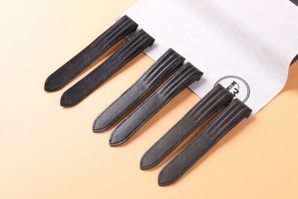 Custom brown black caflskin leather strap and nylon for Cartier Roadster watch band Custom brown black caflskin leather strap and nylon for Cartier Roadster watch band