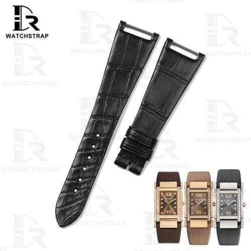 Custom leather strap fit for Patek Philippe Twenty-4 4910 4920 Black alligator watch band – handcradted (1) Custom leather strap fit for Patek Philippe Twenty-4 4910 4920 Black alligator watch band – handcradted (1)