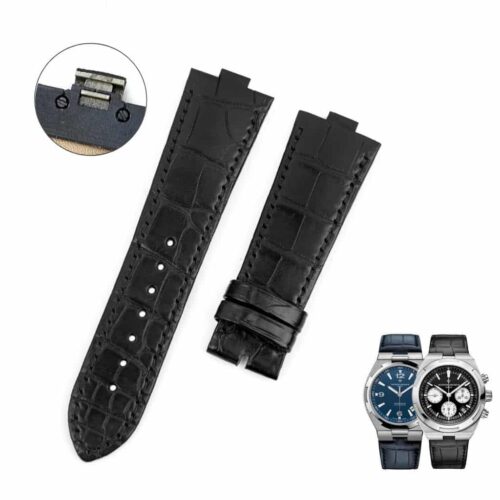 Quick switch release adapter designed for VCO New (1) Replacement leather watch band for Vacheron Constantin Overseas quickswap