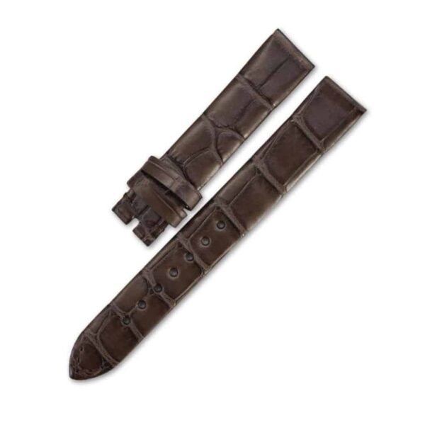 Handmade alligator strap for Vacheron Constantin 1972 Asymmetric purple leather watch band - Customized