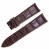 Custom handmade alligator leather watch band for PIAGET Black Tie ALTIPLANO strap