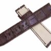 Custom handmade alligator leather watch band for PIAGET Black Tie ALTIPLANO strap