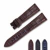Custom alligator leather strap for Breguet Tradition / Type XX - XXI - XXII (black,brown,blue)