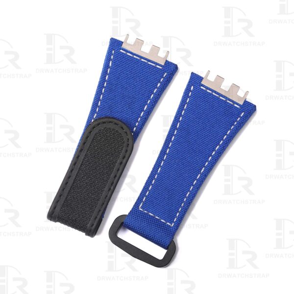 Custom Blue nylon velcro watch band for Hublot Big Bang 645 Custom Blue nylon velcro watch band for Hublot Big Bang 645