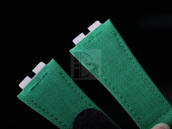 Custom handmade Green Velcro watch band for Hublot Big Bang 411 strap