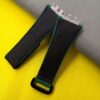 Velcro-watch-band for Hublot-big-bang-441- Custom made Nylon strap Green canvas replacement for sale (2) Custom Velcro strap with buckle for Hublot Big Bang 441