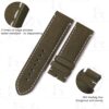 Custom Tudor Black Bay 58 41 BB Bronze suede olive leather strap 23mm replacement watch band