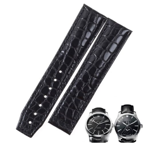 Handmade alligator Round-scale leather strap for Maurice Lacroix Masterpiece watch band Handmade alligator Round-scale leather strap for Maurice Lacroix Masterpiece watch band