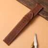 Smooth and Pliable Suede leather watch strap for Tudor
