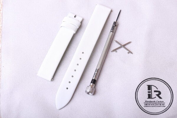 Piaget possession watch strap lime green lining white satin (3)