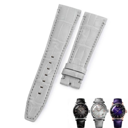 Custom handmade grey alligator watchbands for Audemars Piguet Code 11.59 straps Custom handmade grey alligator watchbands for Audemars Piguet Code 11.59 straps