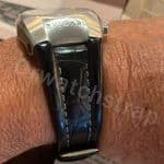 Hermes double wrap tour olive green leather watch band strap