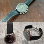 Blancpain Fifty Fathoms Blancpain Fifty Fathoms Black Canvas Sailcloth watch strap (2)