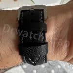 Blancpain Fifty Fathoms Black Canvas Sailcloth watch strap (2) Blancpain Fifty Fathoms