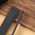 Blancpain Fifty Fathoms Sailcloth Strap (1) Buy Custom Blancpain Fifty Fathoms Sailcloth strap Black Canvas Velcro Nylon watch straps 20mm 23mm 24mm (1)