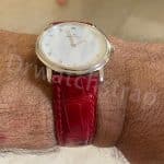 Blancpain Villeret Ultra Slim 32mm Limited Montreux Jazz Festival Red Alligator leather watch straps (2) Blancpain fifty fathoms fabric strap watch band Black Blue Canvas Fiber