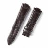 Buy Custom Uylsse Nardin Marine Dark Brown leather straps 23mm handmade alligator watch band (3)