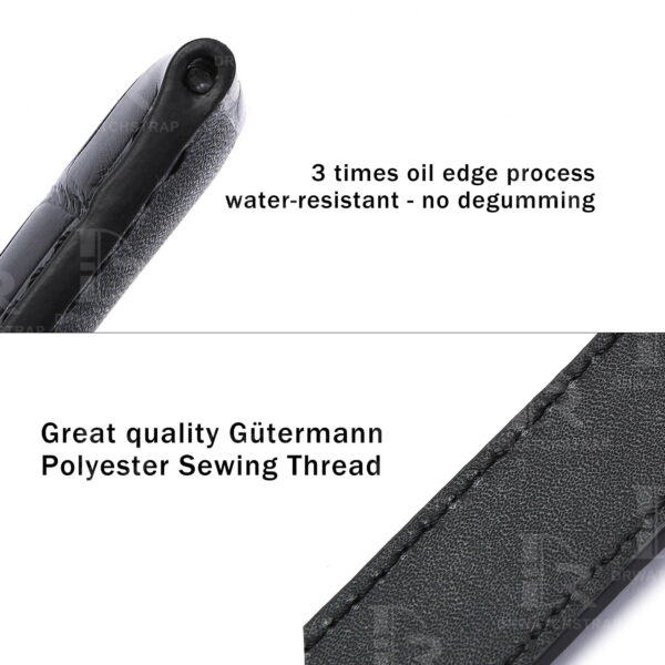 Buy Custom genuine alligator leather watch bands replacement for Maurice Lacroix Pantos luxury watch straps (3)