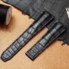 Buy Custom genuine alligator leather watch bands replacement for Maurice Lacroix Pantos luxury watchbands (1)
