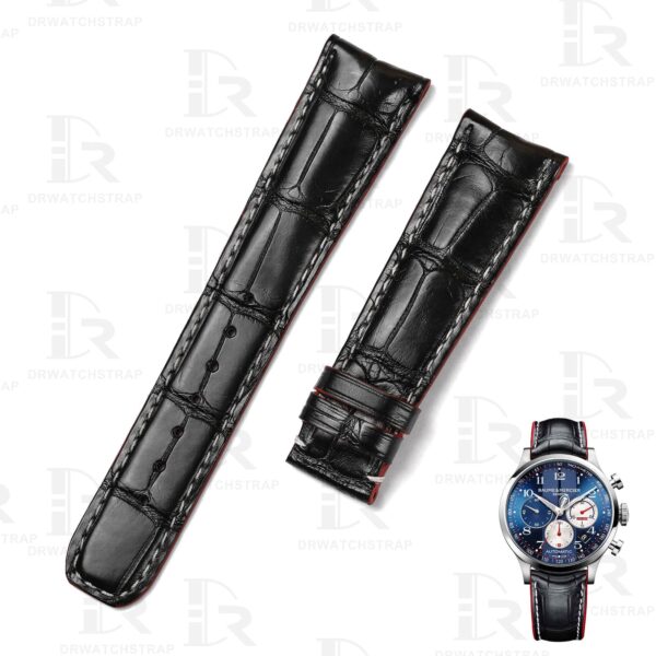 Buy custom baume mercier Black leather strap 18mm 19mm 21mm 22mm handmade for sale (1) Buy custom baume mercier Black leather strap 18mm 19mm 21mm 22mm handmade for sale (1)