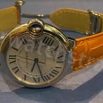Cartier Ballon Bleu Orange Alligator leather watch band (4) Cartier Ballon Bleu Orange Alligator leather watch band (4)