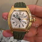 Hermes Cap Cod Double Wrap red alligator leather watch band strap (1)