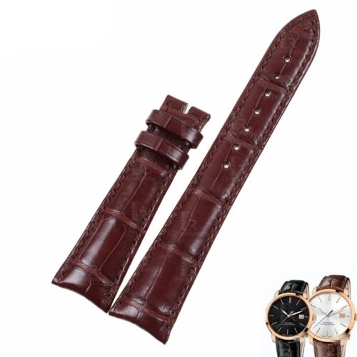 Curved end American leather strap for Ulysse Nardin 8150 8156 series (6) Curved-end-American-leather-strap-for-Ulysse-Nardin-8150-8156-series-