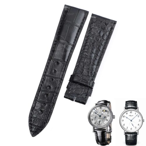 Custom Double Side Alligator replacement leather watchbands for Breguet Tradition straps Custom Double Side Alligator replacement leather watchbands for Breguet Tradition straps