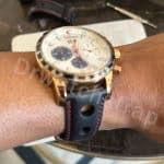 Hublot 645 42mm with blue velcro watch band (1)