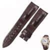 Custom handmade alligator leather watch strap for Uylsse Nardin GMT Perpetual Calendar bands