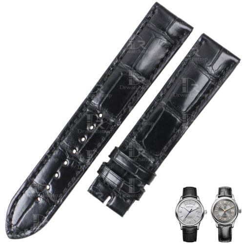 Custom handmade replacement alligator leather straps for Maurice Lacroix Les Classiques watch bands Custom handmade replacement alligator leather straps for Maurice Lacroix Les Classiques watch bands