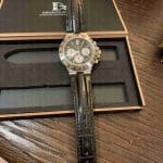 Custom made Bvlgari B.zero1 watch strap leather watch band (12) Bvlgari Diagono chornograph watch black canvas (1)