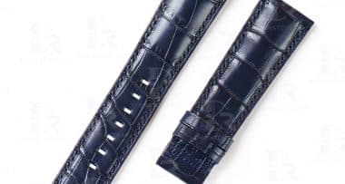 Handmade-custom-blue-alligator-leather-strap-for-Patek-Philippe-5524R-watch-band