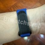 Red velcro watch band replacement for Richard Mille RM011 watch